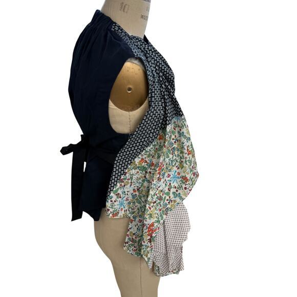 JT Argentina Top Size XS Asymmetrical Lagenlook 100% Cotton Jessica Trosman - Picture 6 of 8